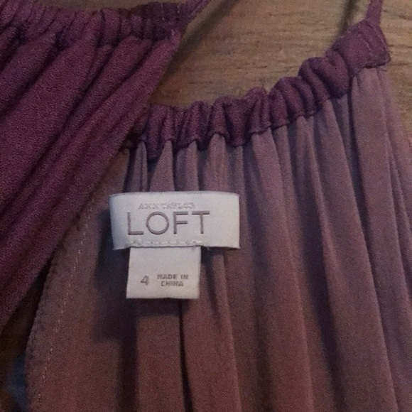 FINAL! Must go by 8/15 Loft striped halter dress - Picture 4 of 4